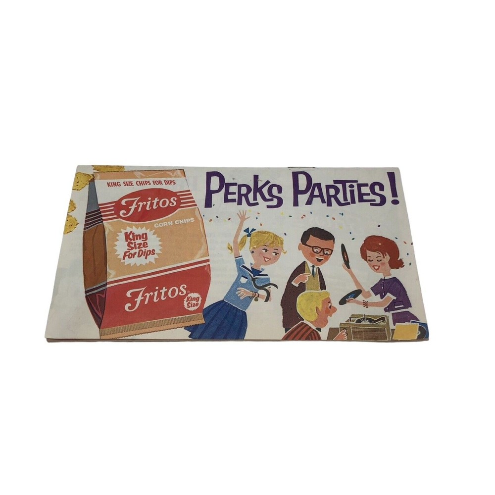 1960 Fritos Party Games Of The Stars Recipe Booklet Early Television Advertising
